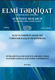 Elm və təhsilin əsasları. VI Beynəlxalq Elmi Konfrans