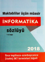 Məktəblilər üçün müasir İnformatika sözlüyü