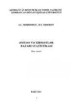Əmtəə və xidmətlər bazarı statistikası