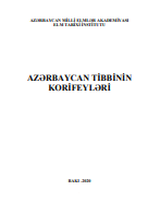 Azərbaycan tibbinin korifeyləri
