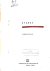 Avesta 1 cild