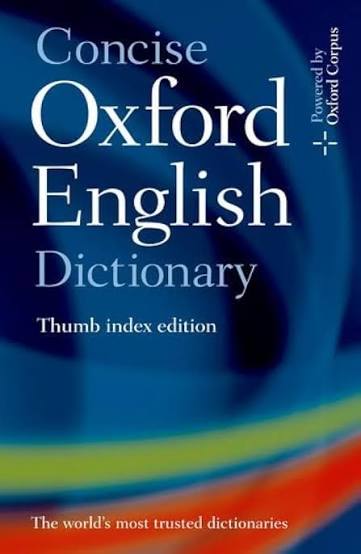 Concise Oxford English Dictionary