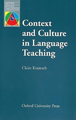Context and Culture in Language Teaching