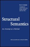 Structural Semantics: An Attempt at a Method