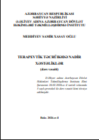 Terapevtik təcrübədə nadir xəstəliklər