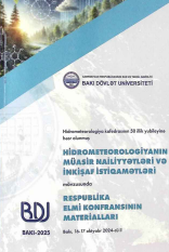 Hidrometeorologiyanın müasir nailiyyətləri və inkişaf istiqamətləri mövzusunda Respublika elmi konfransının materialları