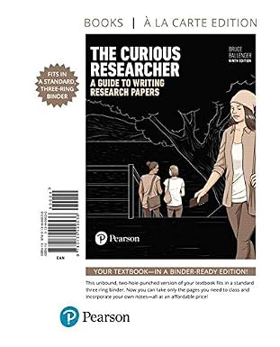 The Curious Researcher: A Guide to Writing Research Papers -- Print Offer (9th Edition