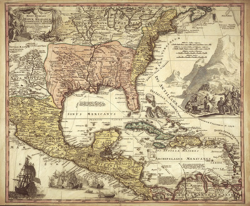İspan koloniyaları, 1724
