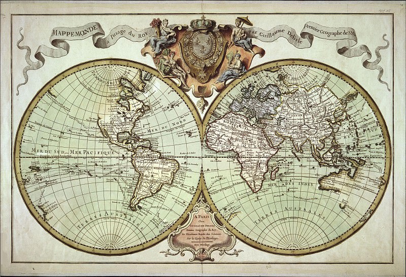Dünya Xəritəsi, 1720