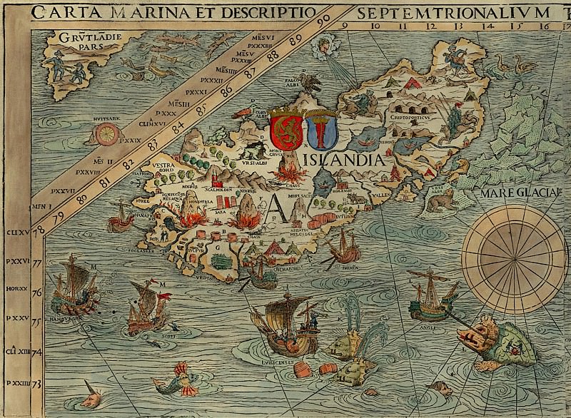 Olaf Magnus –  1539, İslandiya