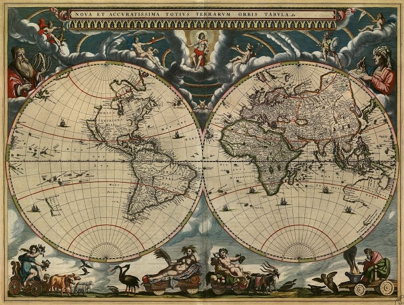 Dünya xəritəsi, 1664