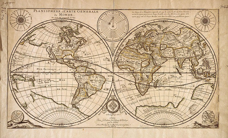 Dünya Xəritəsi, 1676