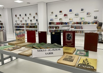 "MEK-də M.Ə.Sabirin doğum günü münasibətilə sərgi təşkil edilib"