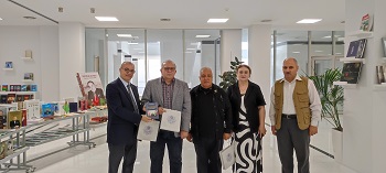 "Yazıçı Şəmsəddin Küzəçi və şair Coşqun Karabulut Mərkəzi Elmi Kitabxanada olublar"