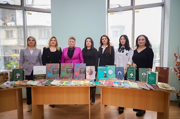 "MEK Erudit liseyində “Dahi Azərbaycan şairi Məhəmməd Füzuli – 530” adlı sərgi keçirib"