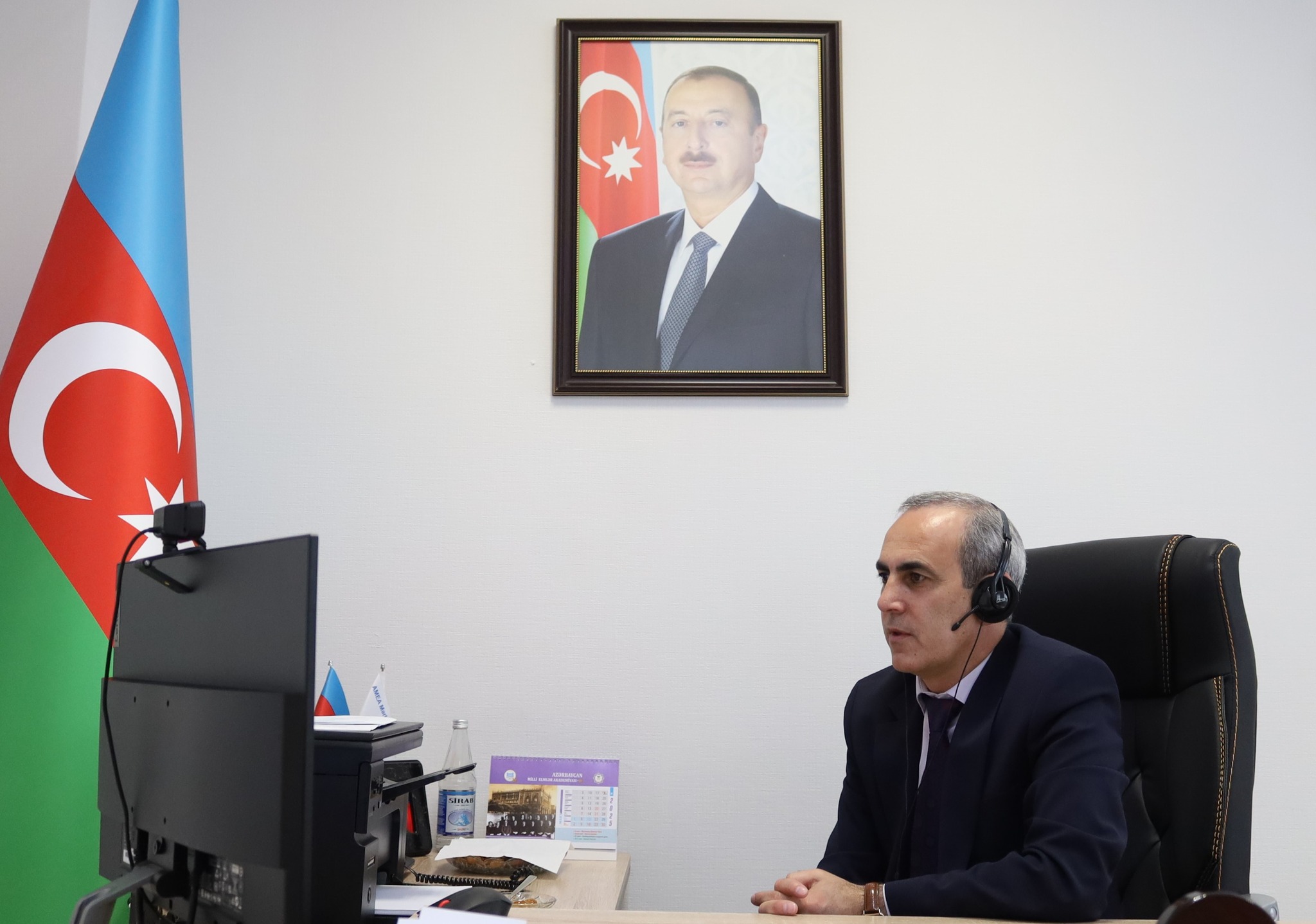 Mərkəzi Elmi Kitabxana ilə Türkiyənin Sinop Universiteti arasında onlayn görüş keçirilib